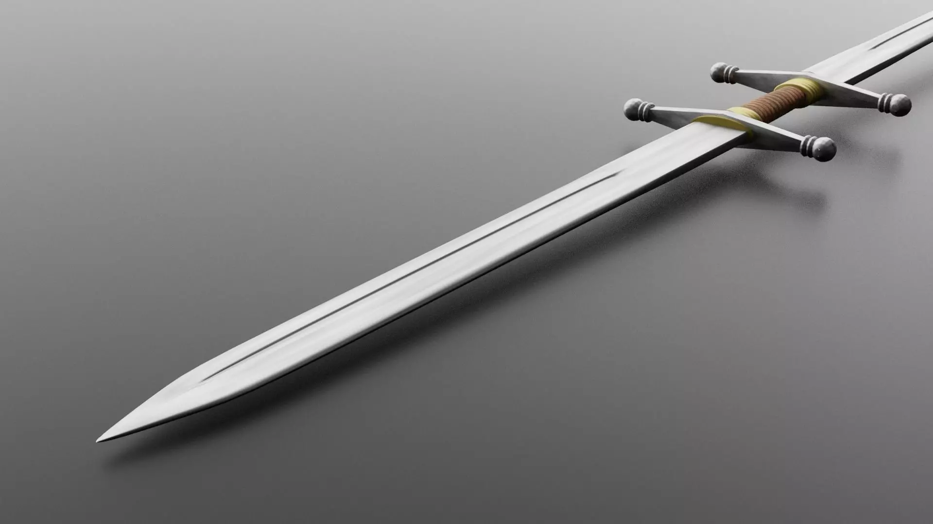 Sward 2 sword 3D model_0