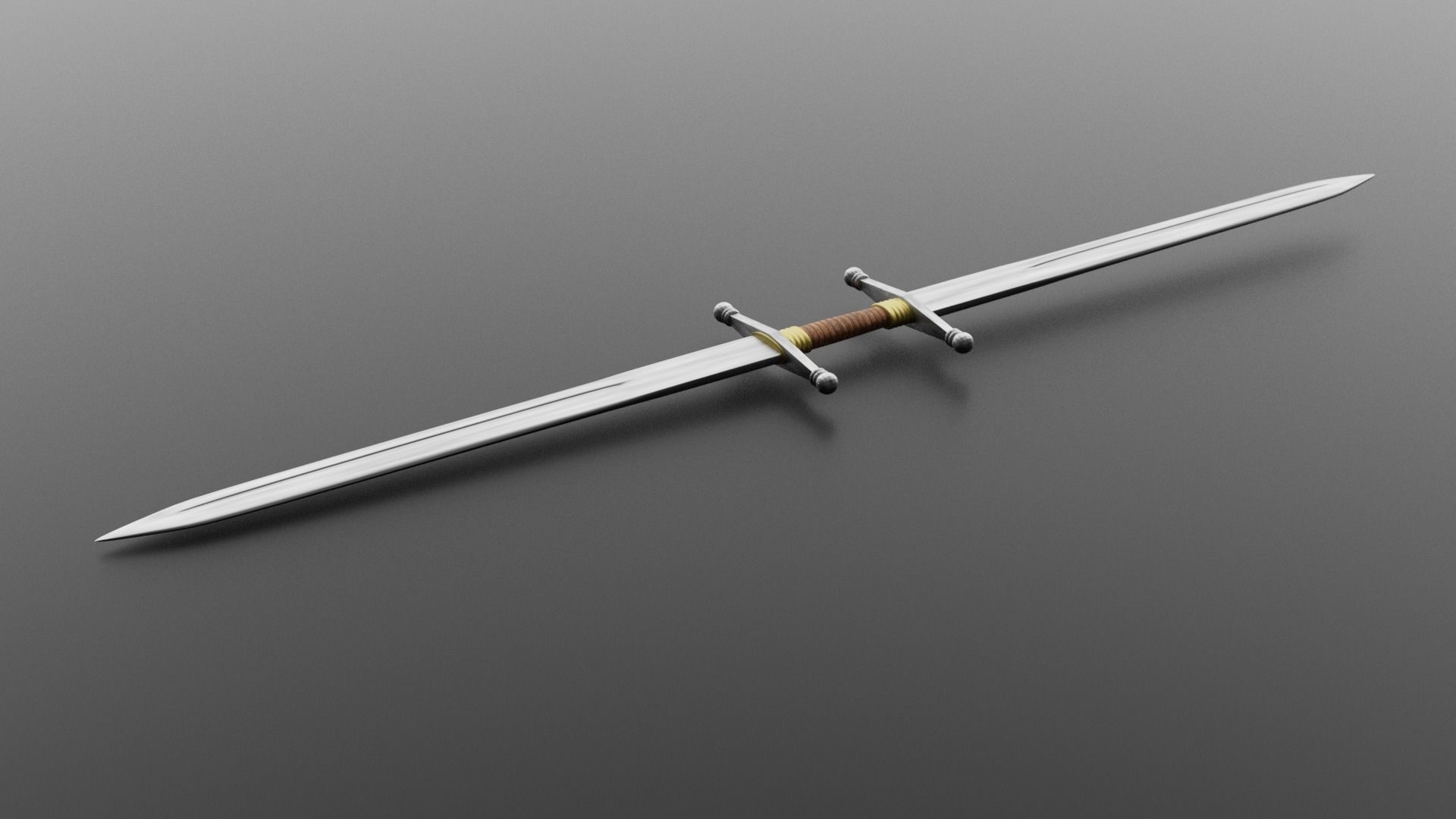 Sward 2 sword 3D model_4