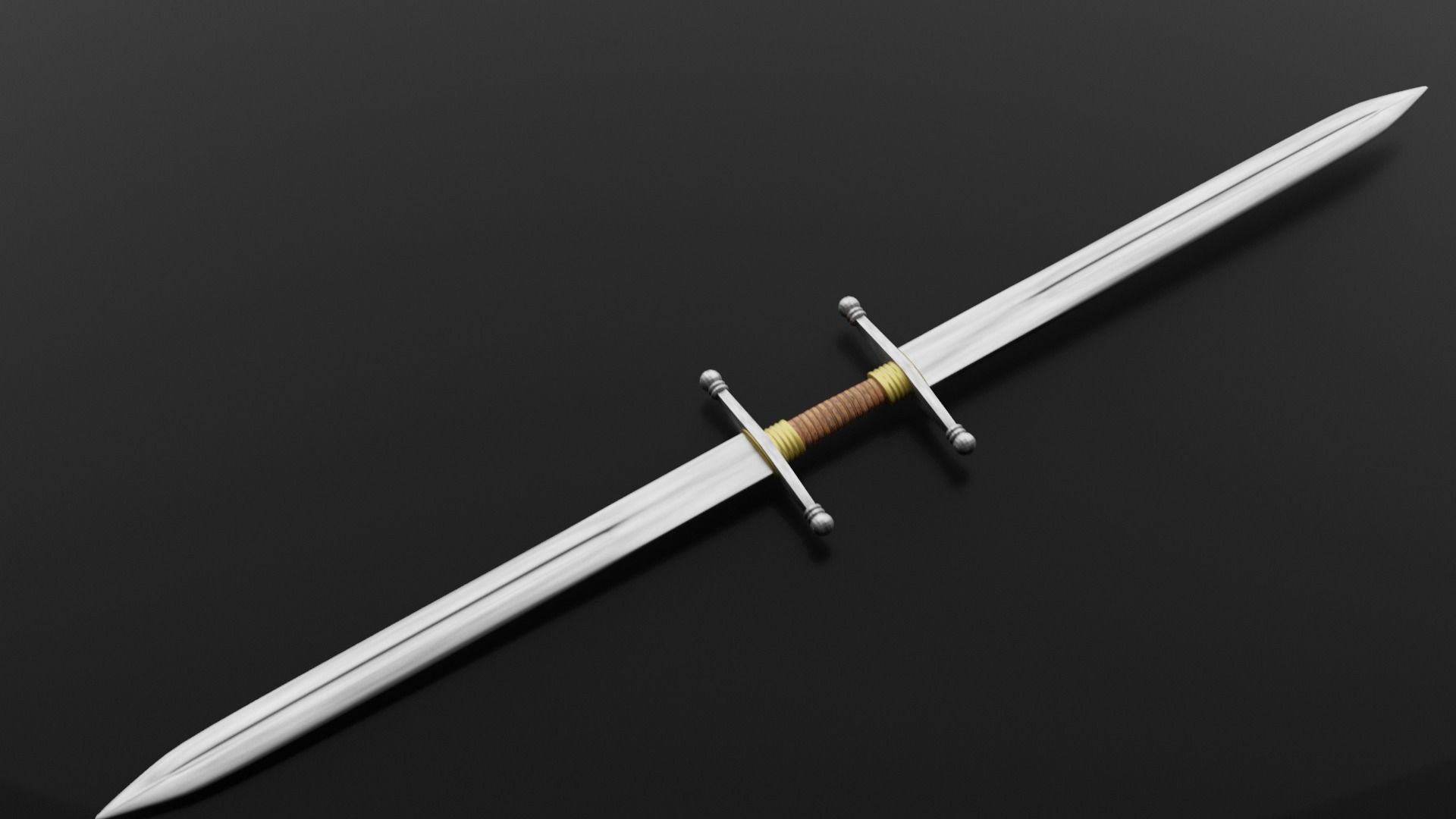 Sward 2 sword 3D model_3