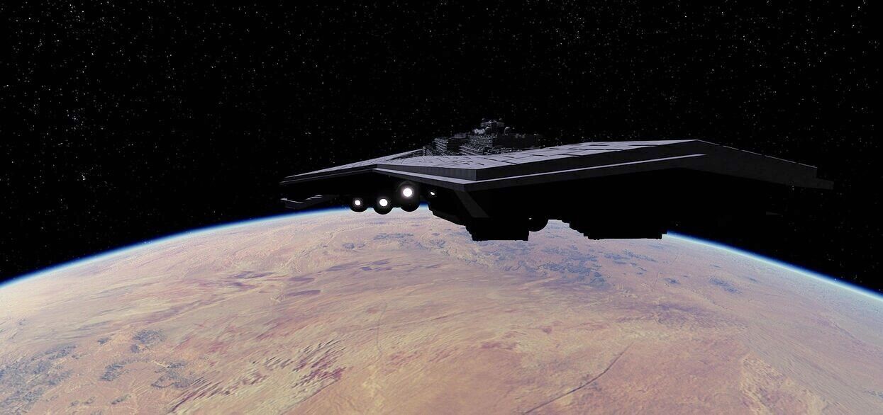 STAR WARS - EXECUTOR CLASS STAR DESTROYER Low-poly 3D model_3