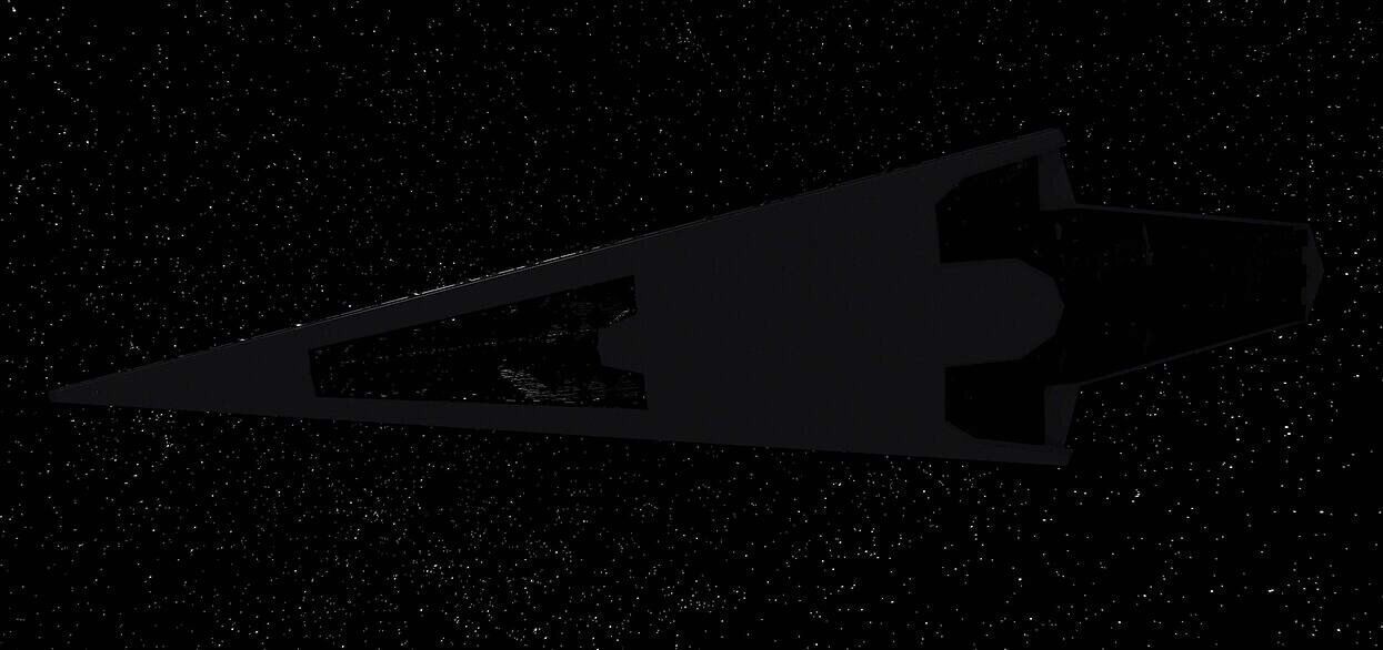 STAR WARS - EXECUTOR CLASS STAR DESTROYER Low-poly 3D model_4