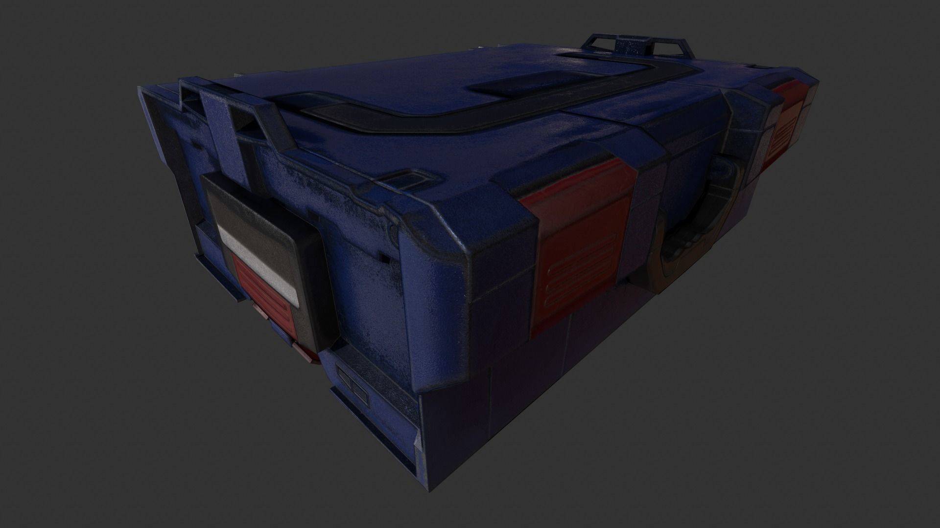 ToolBox - Low Poly box Low-poly 3D model_6