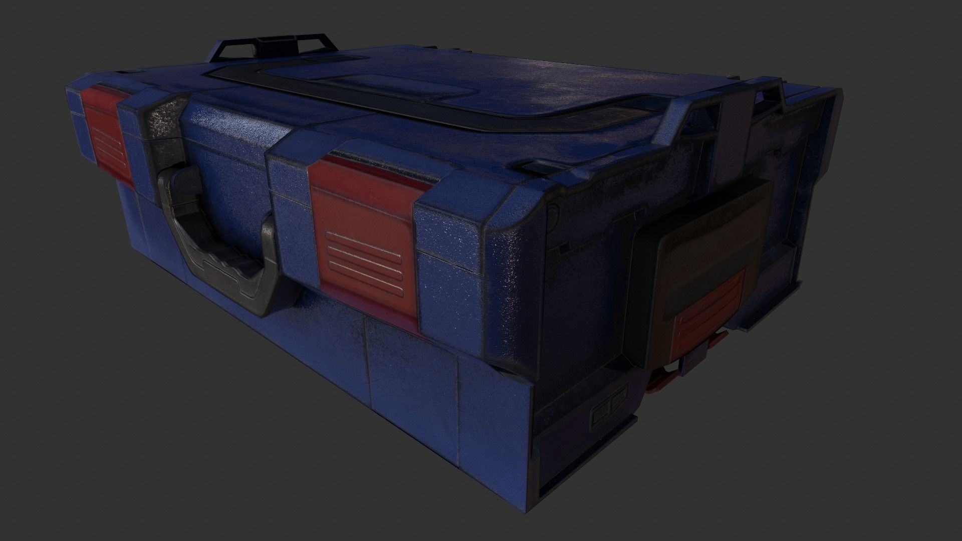 ToolBox - Low Poly box Low-poly 3D model_3