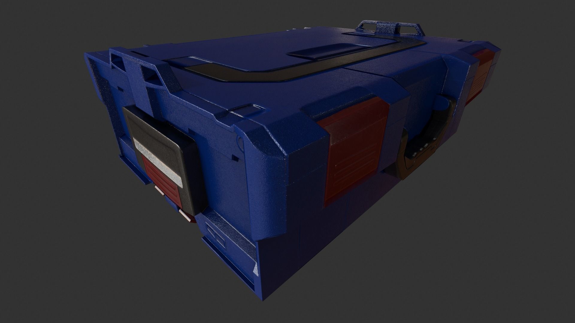 ToolBox - Low Poly box Low-poly 3D model_5