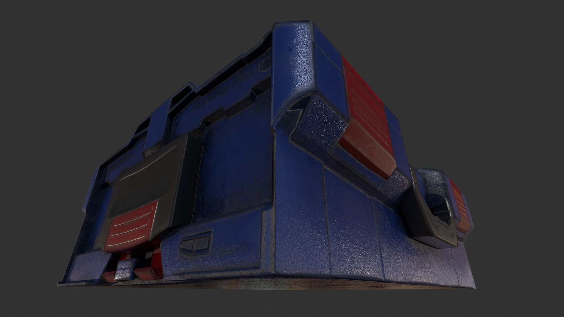 ToolBox - Low Poly box Low-poly 3D model_8