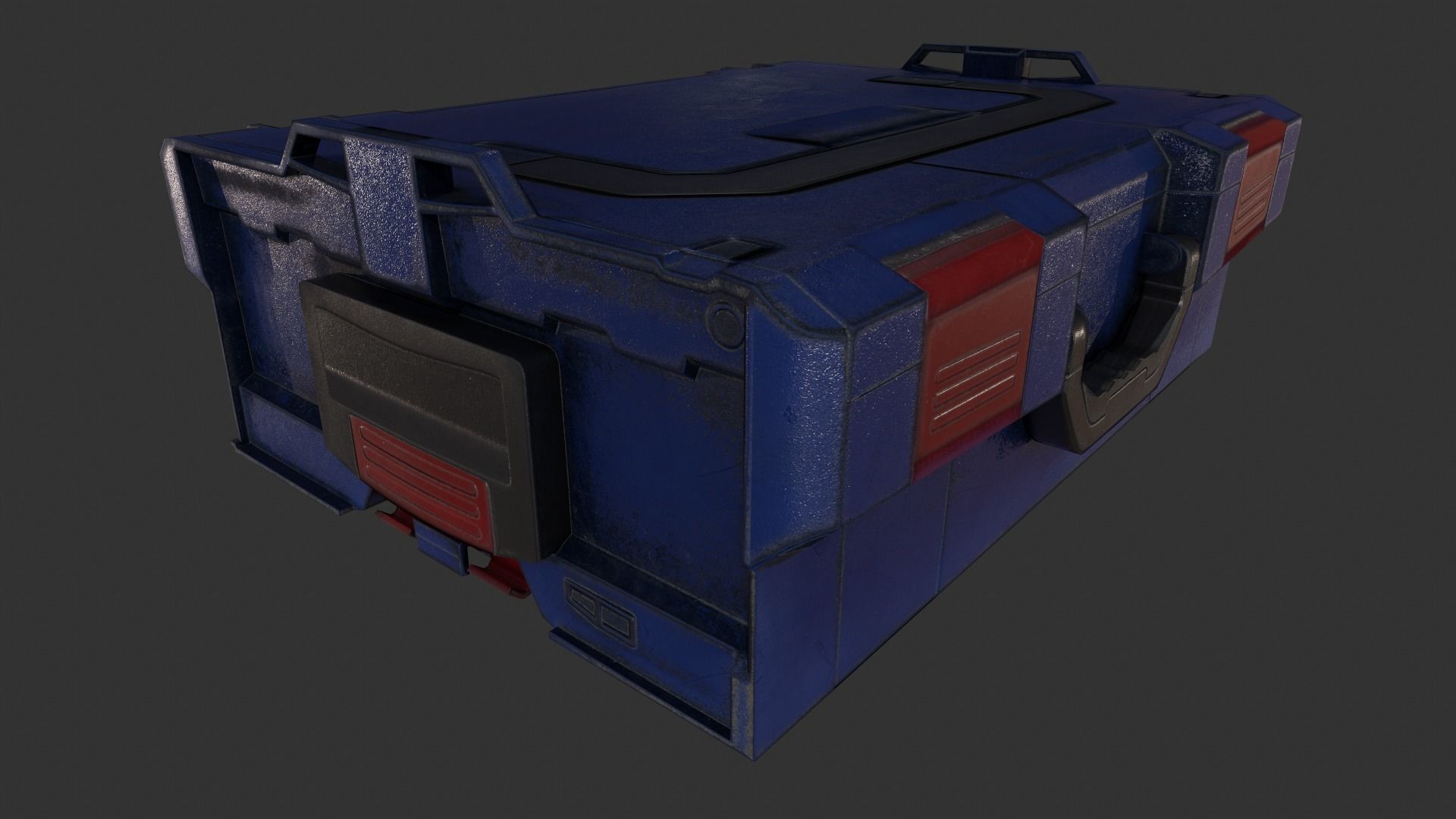 ToolBox - Low Poly box Low-poly 3D model_2