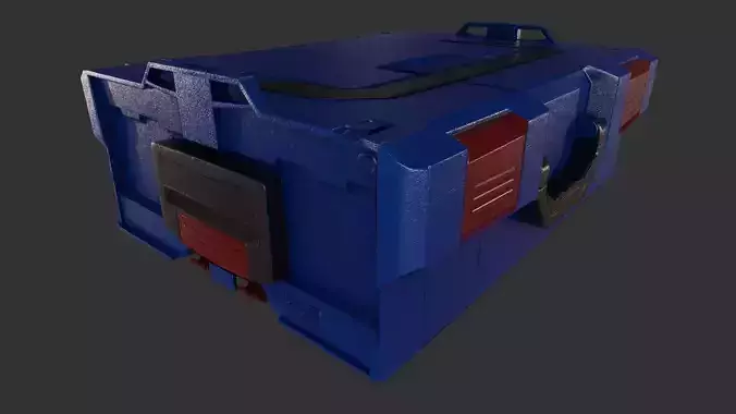 ToolBox - Low Poly box Low-poly 3D model