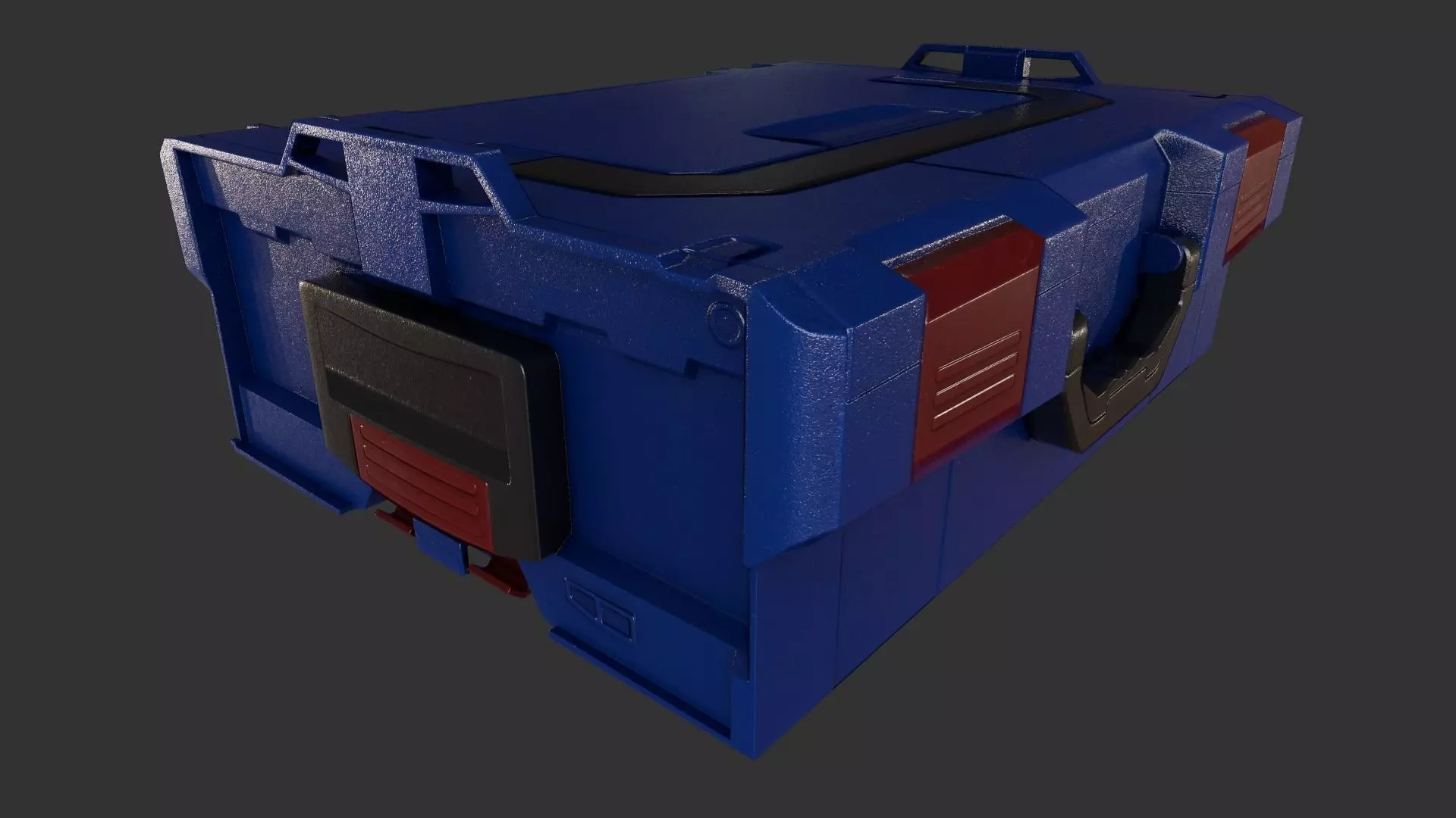 ToolBox - Low Poly box Low-poly 3D model_0