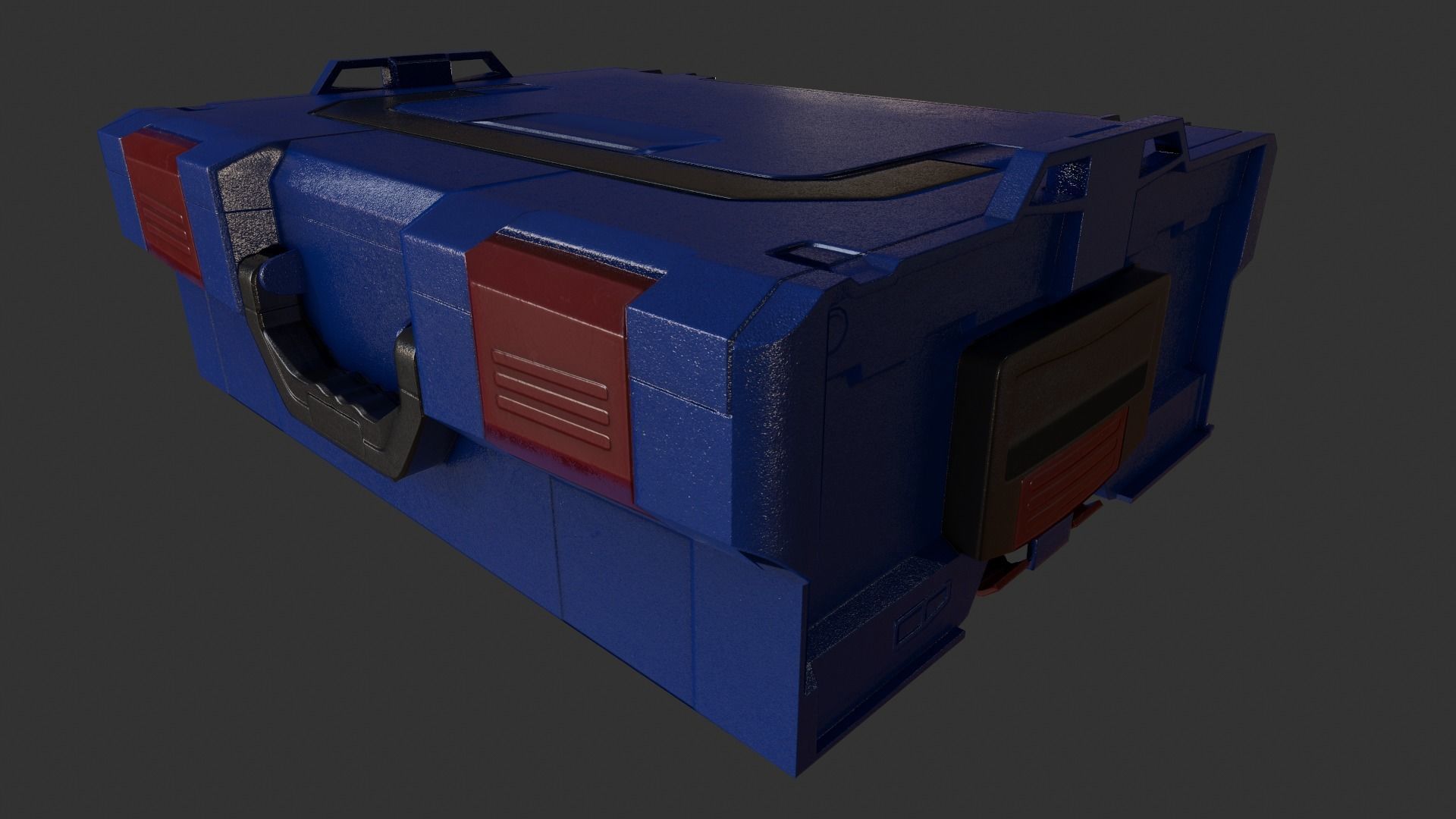 ToolBox - Low Poly box Low-poly 3D model_4