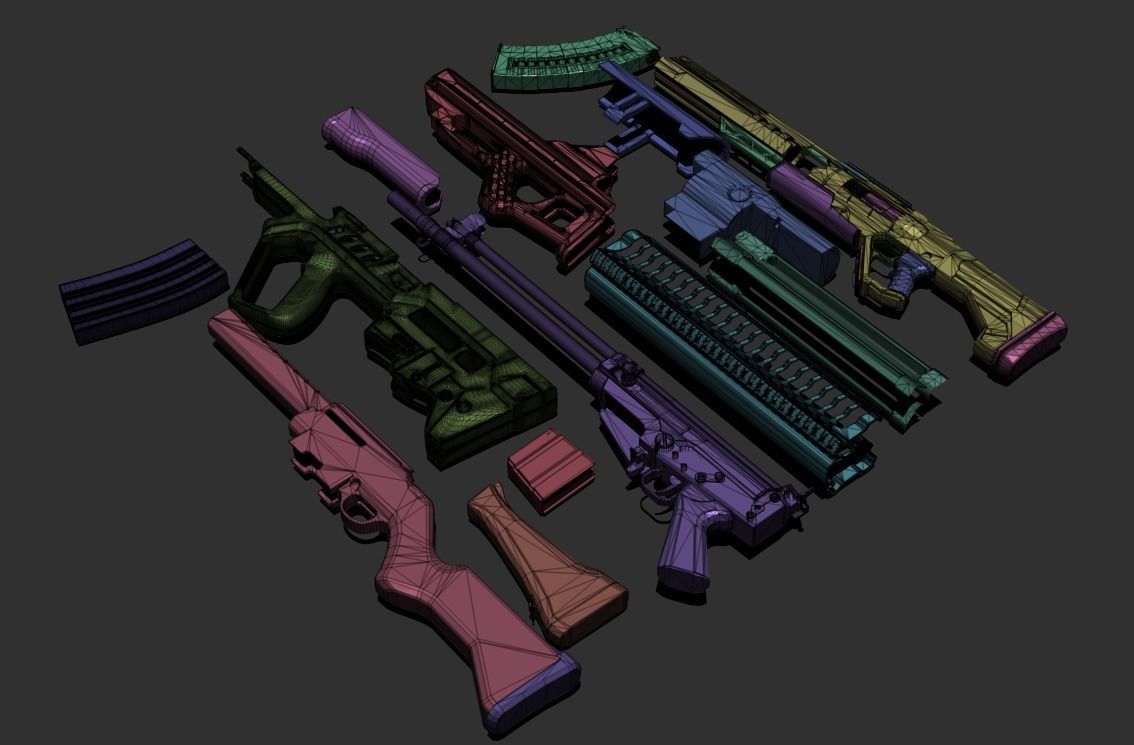 IMM GunPack 3D model_6