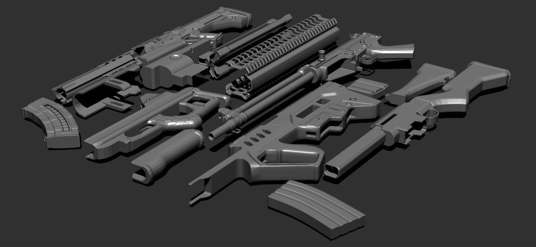 IMM GunPack 3D model_3