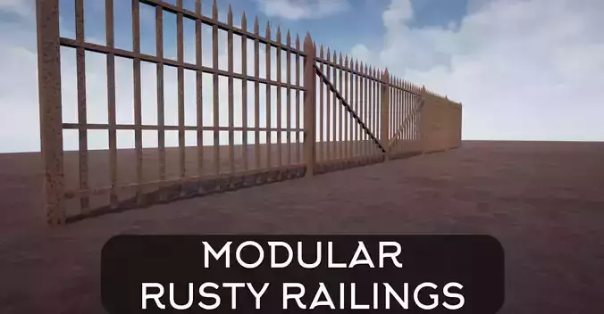 Modular Rusty Railing 