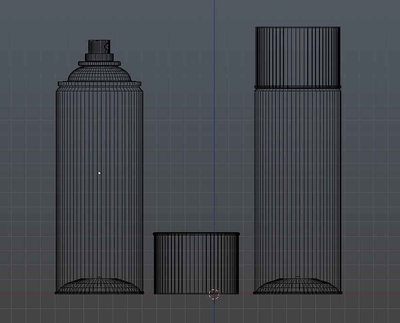 Spray Paint Can 3D model_1