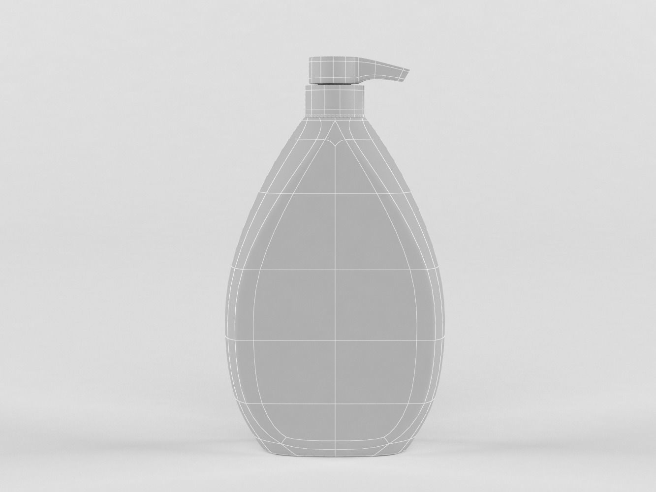 Dove shampoo 3D model_9