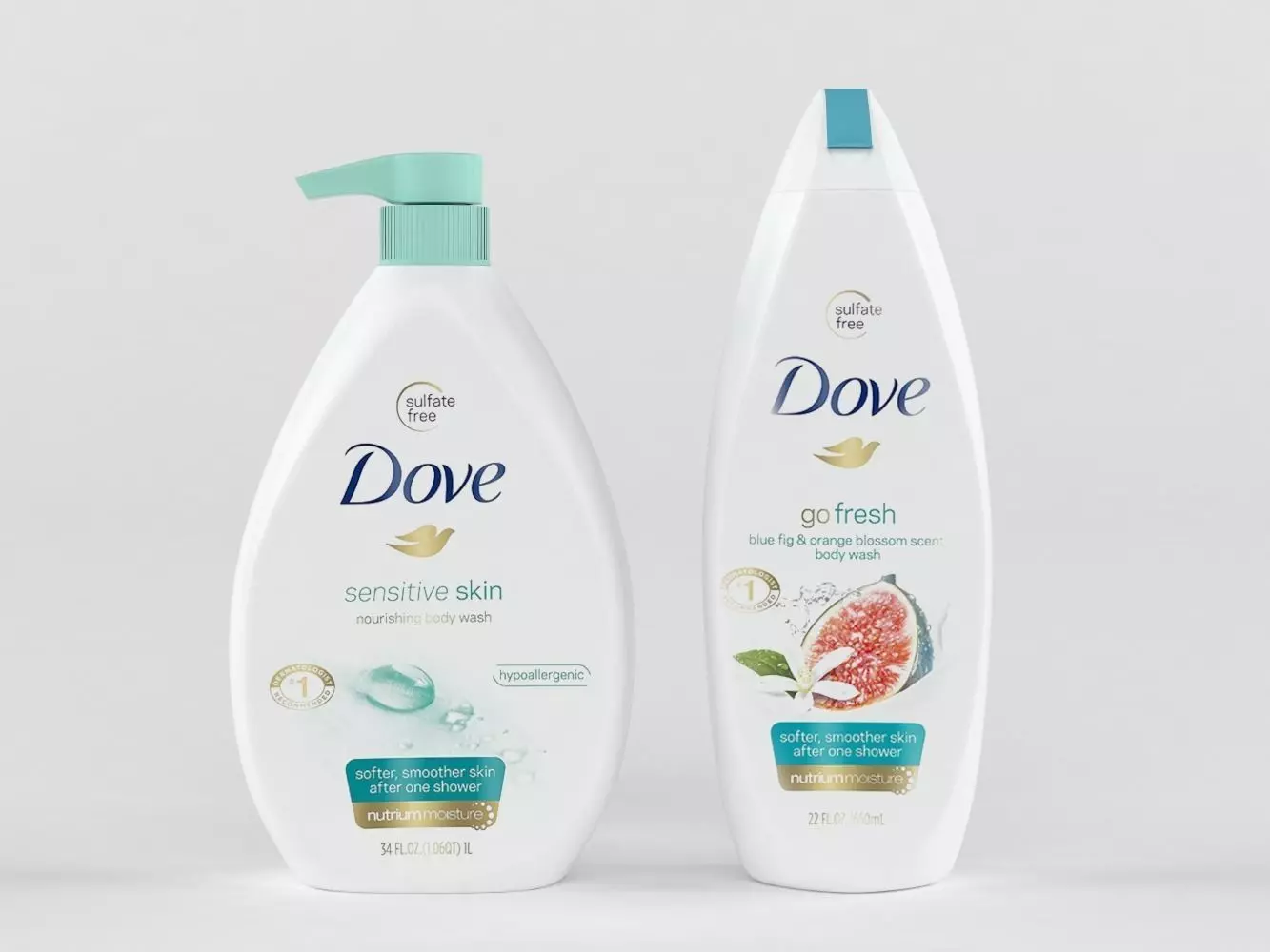 Dove shampoo 3D model_0
