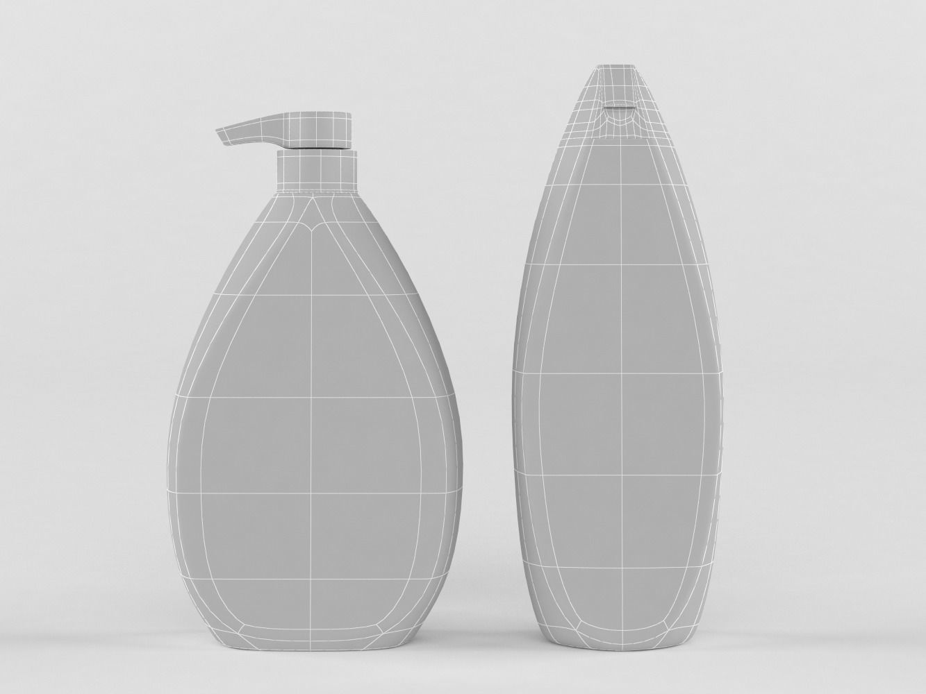 Dove shampoo 3D model_6