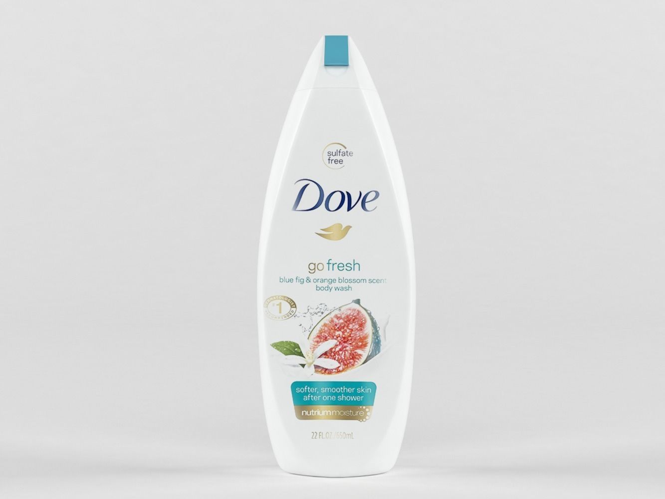 Dove shampoo 3D model_1