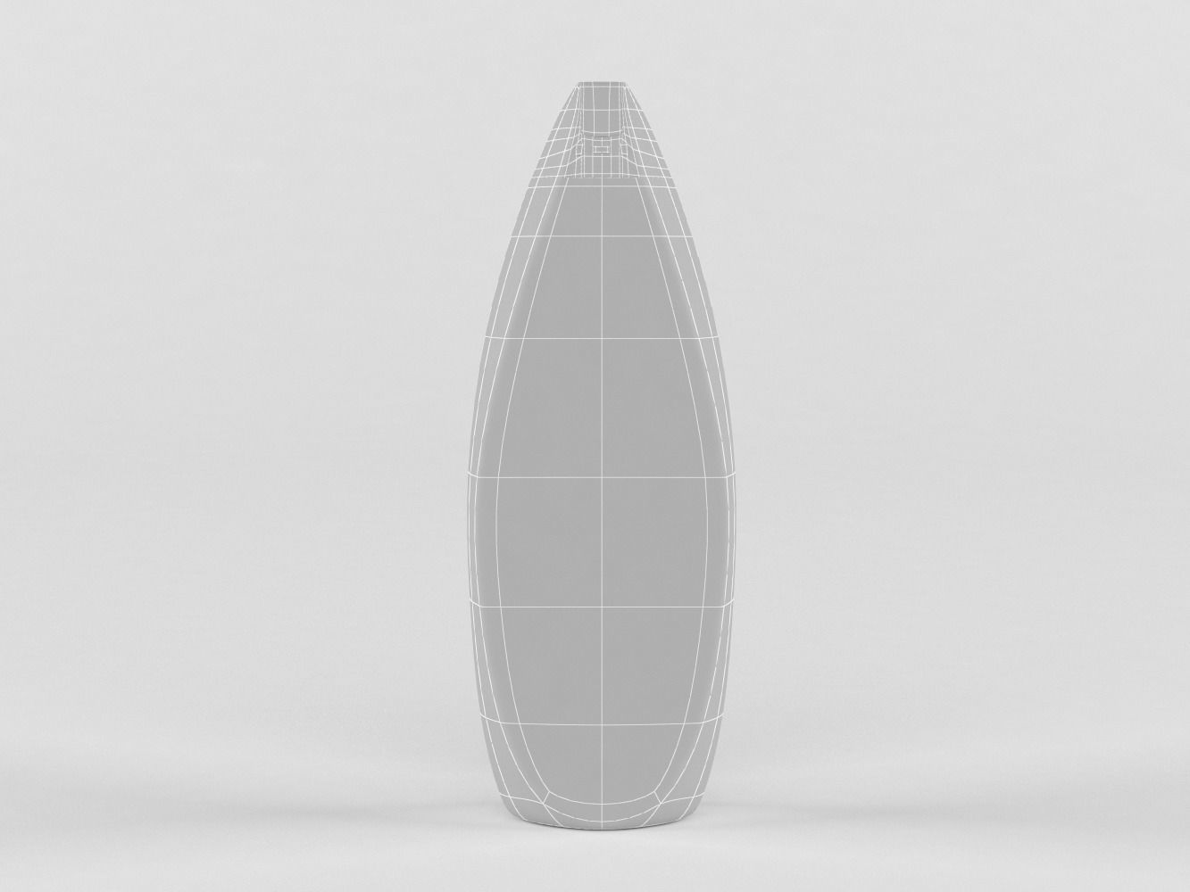 Dove shampoo 3D model_10