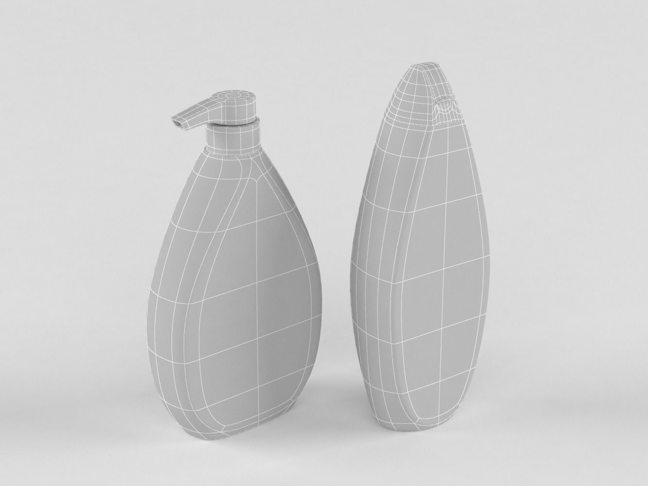 Dove shampoo 3D model_11