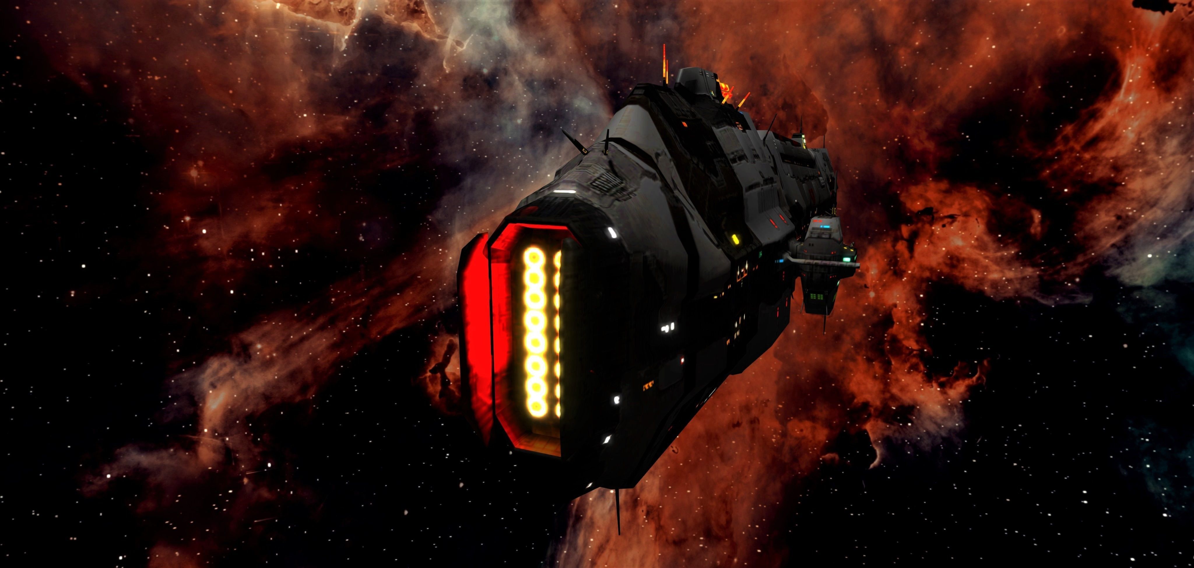 Homeworld - Vaygr Battle Cruiser Low-poly 3D model_4