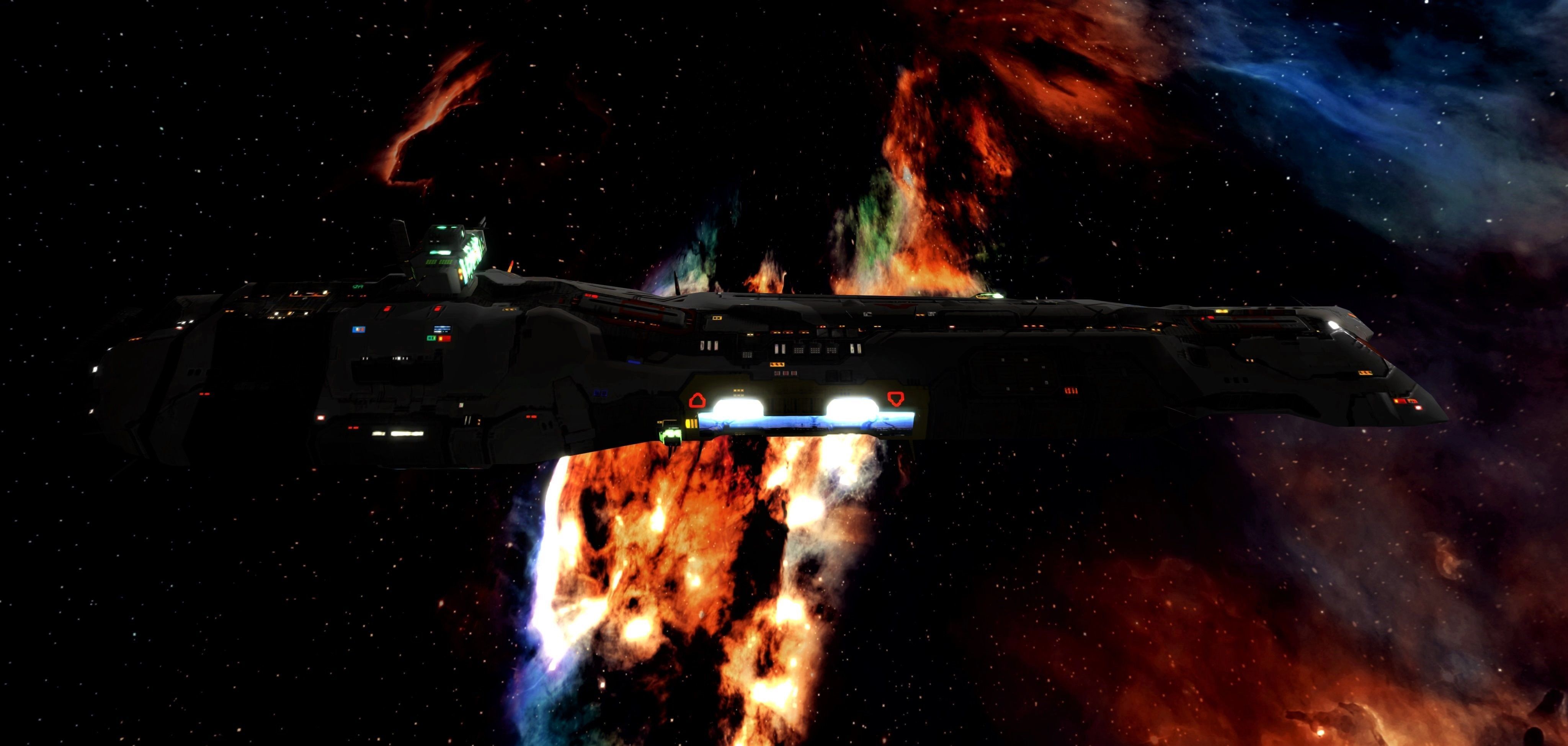 Homeworld - Vaygr Battle Cruiser Low-poly 3D model_6