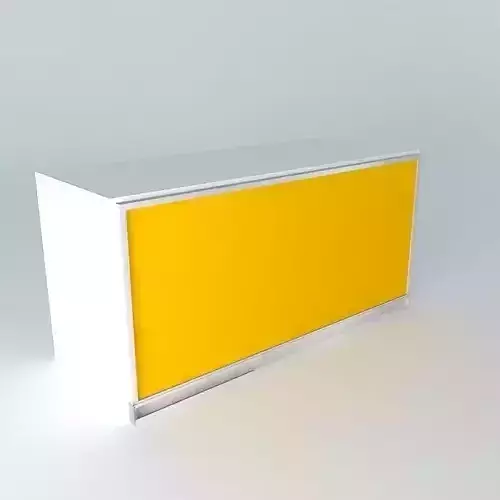 MODULE TOP C / DOOR ROCKER PROFILE ALUMINUM C / GLASS COLOR Free 3D model