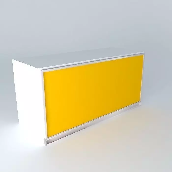 MODULE TOP C / DOOR ROCKER PROFILE ALUMINUM C / GLASS COLOR Free 3D model
