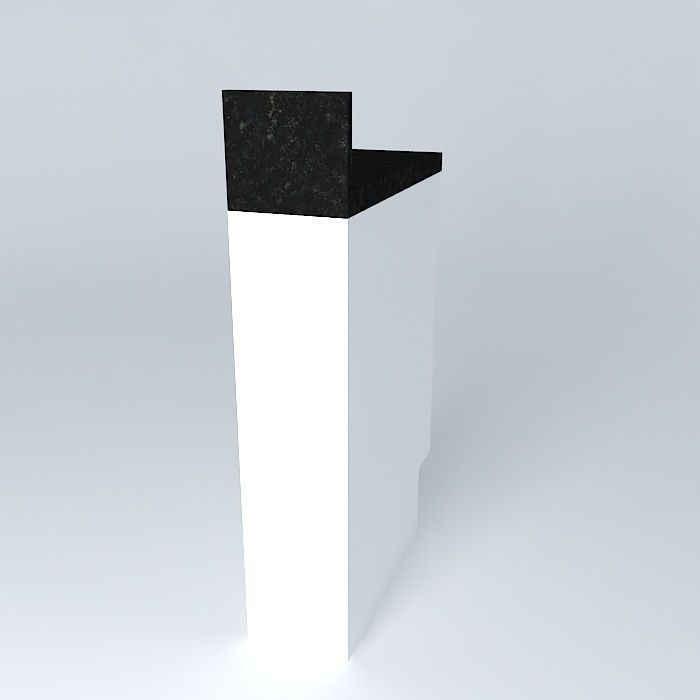 Module door dishcloth Free 3D model_1