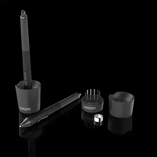 Wacom Stylus 3D model