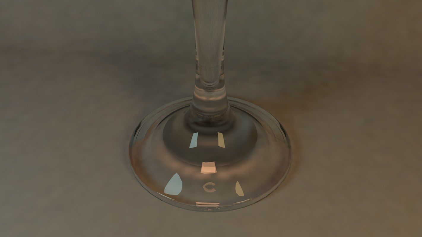 Wine Glass 3D model_4