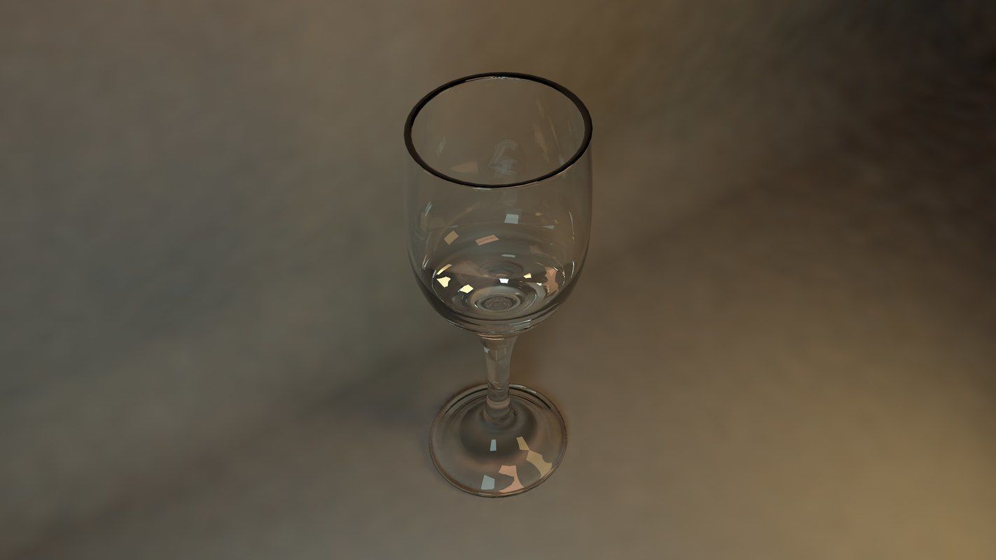 Wine Glass 3D model_3