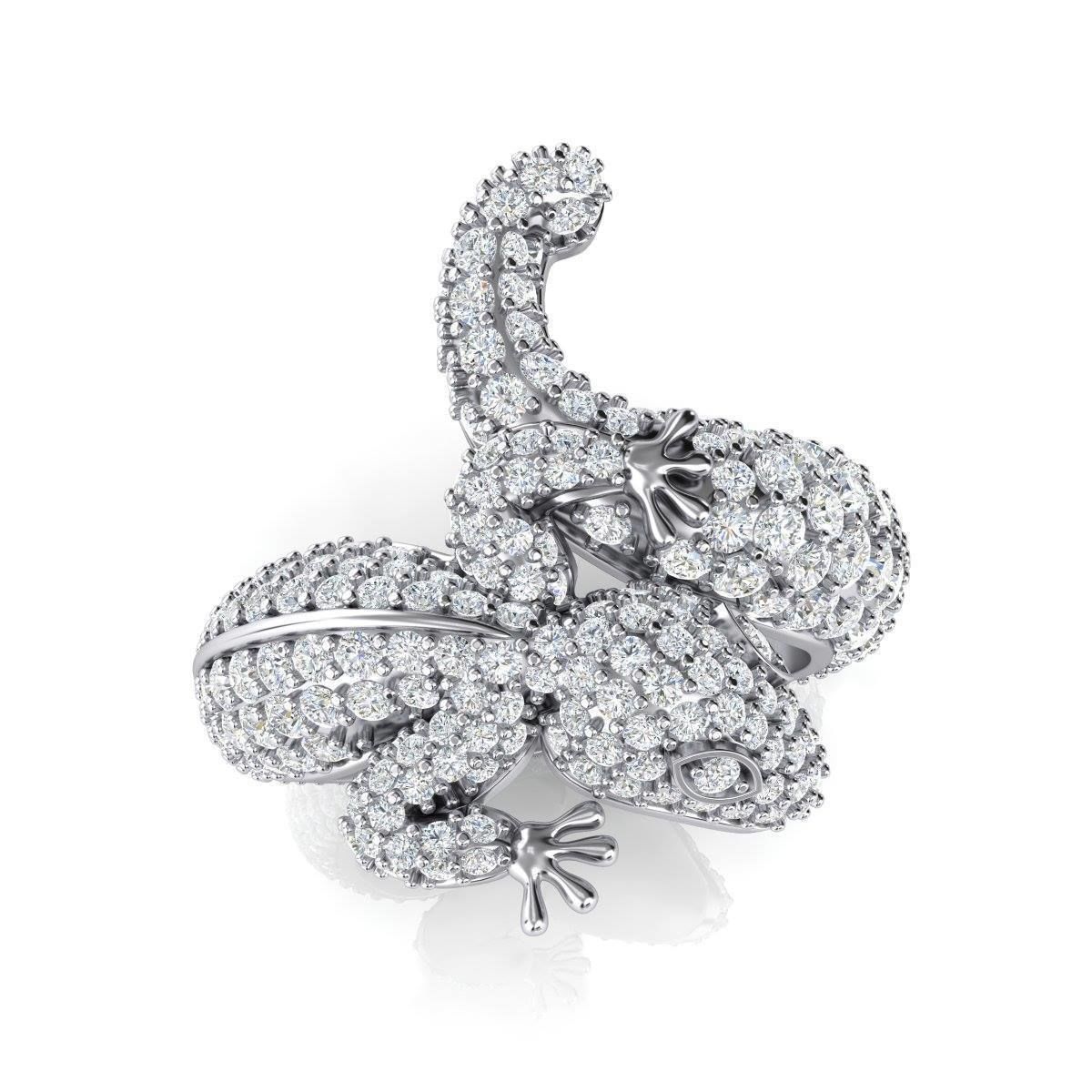 Geco Ring  3D print model_1