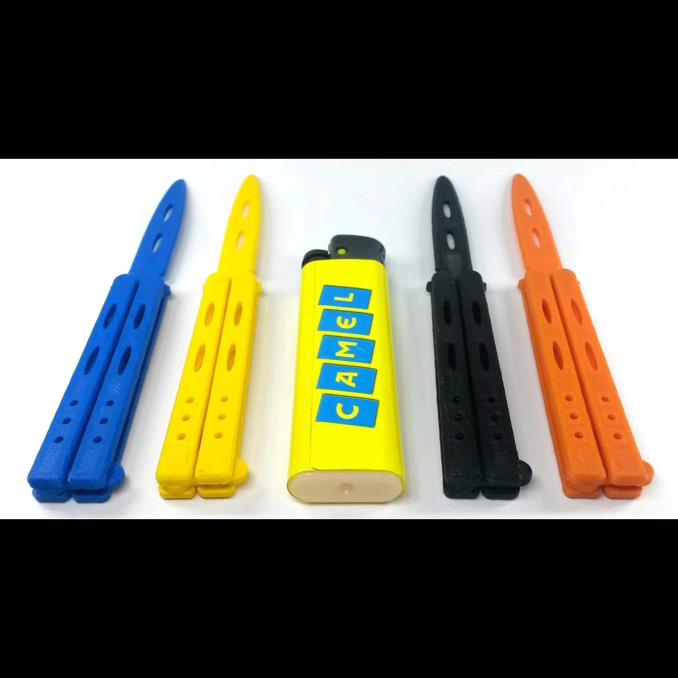 PENDANT - MINI Butterfly Knife - ONE COLOR 3D print model_0