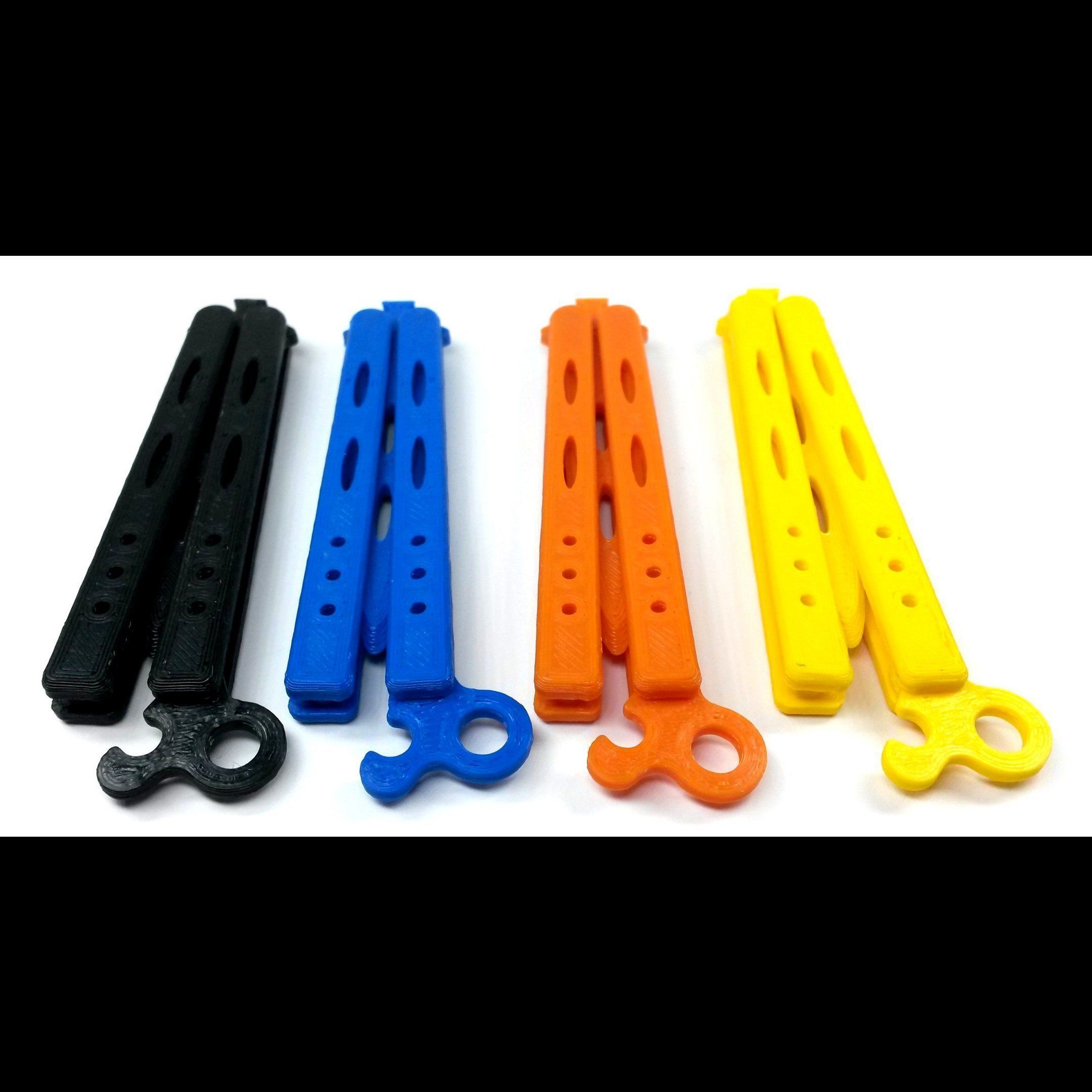 PENDANT - MINI Butterfly Knife - ONE COLOR 3D print model_2