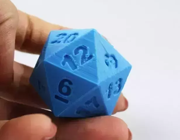 20 faces dice