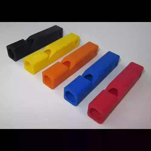 Emergency Whistle - SINGLE 3D print model