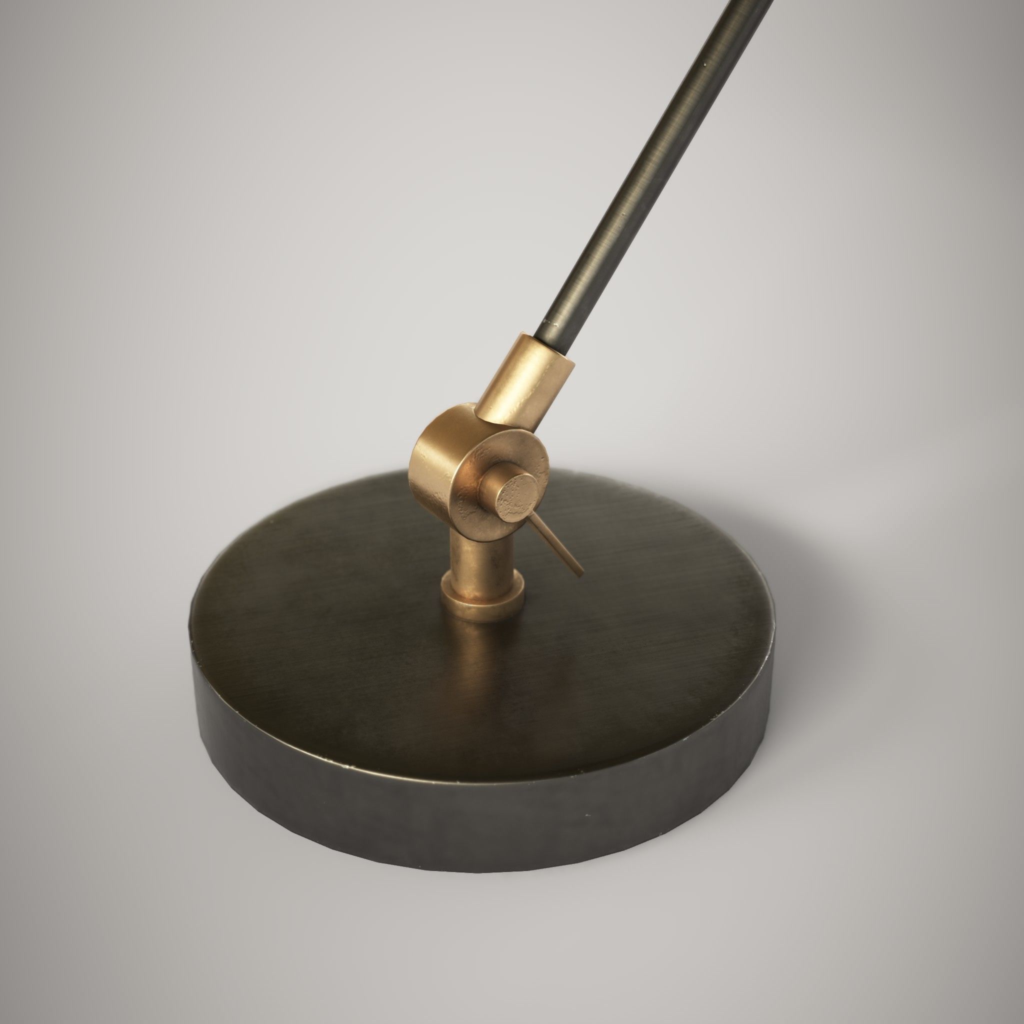 Lamp Tabletop Low-poly 3D model_7