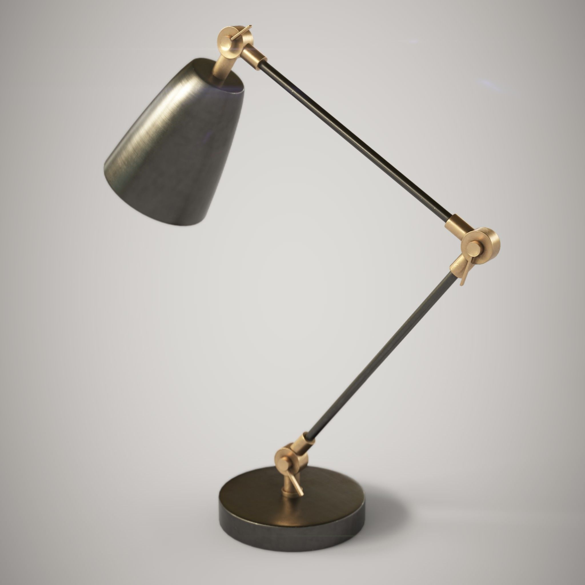 Lamp Tabletop Low-poly 3D model_2