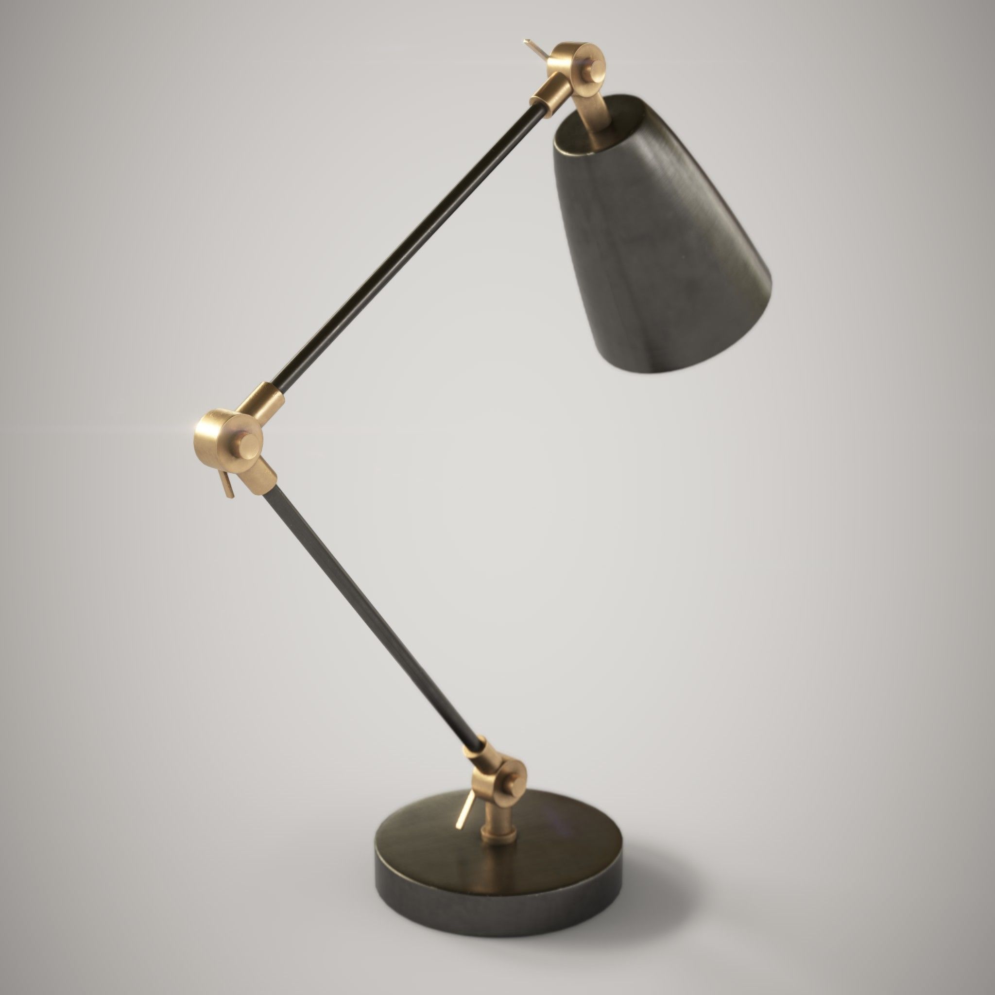 Lamp Tabletop Low-poly 3D model_3