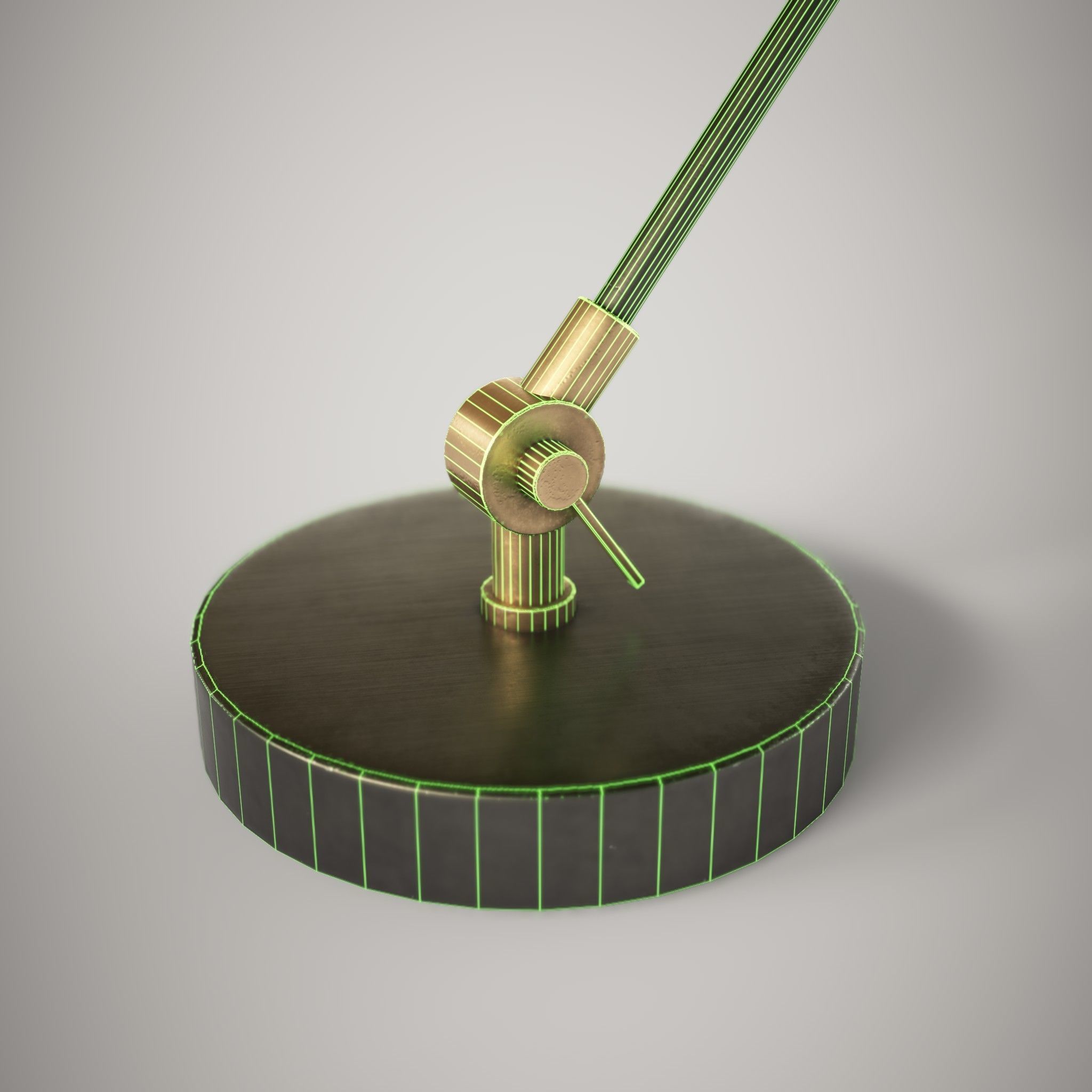 Lamp Tabletop Low-poly 3D model_15