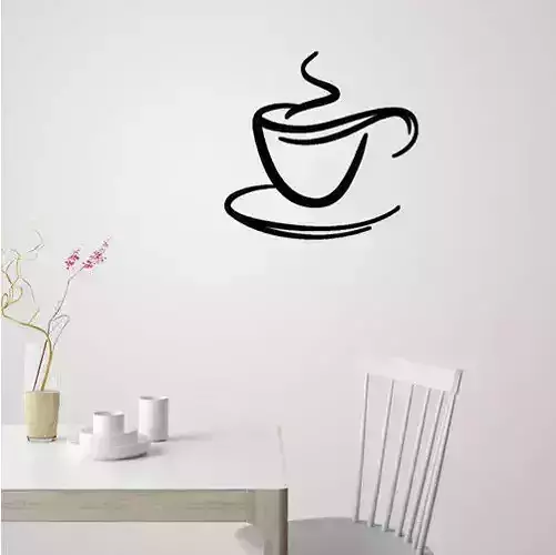 Coffee cup for wall decoration
