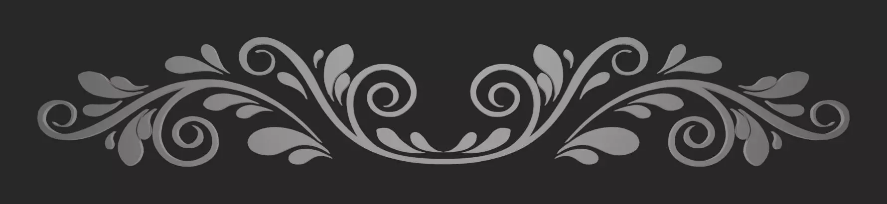 Filigree 1 swirl design Free 3D model