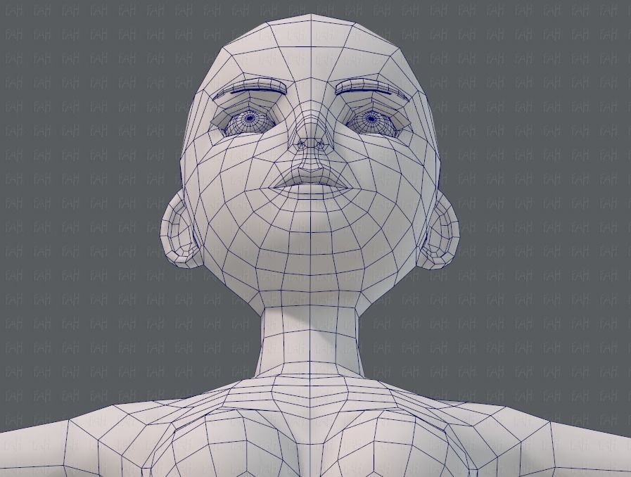 Base ManV04 and Base WomanV11 3D Model Collection_109