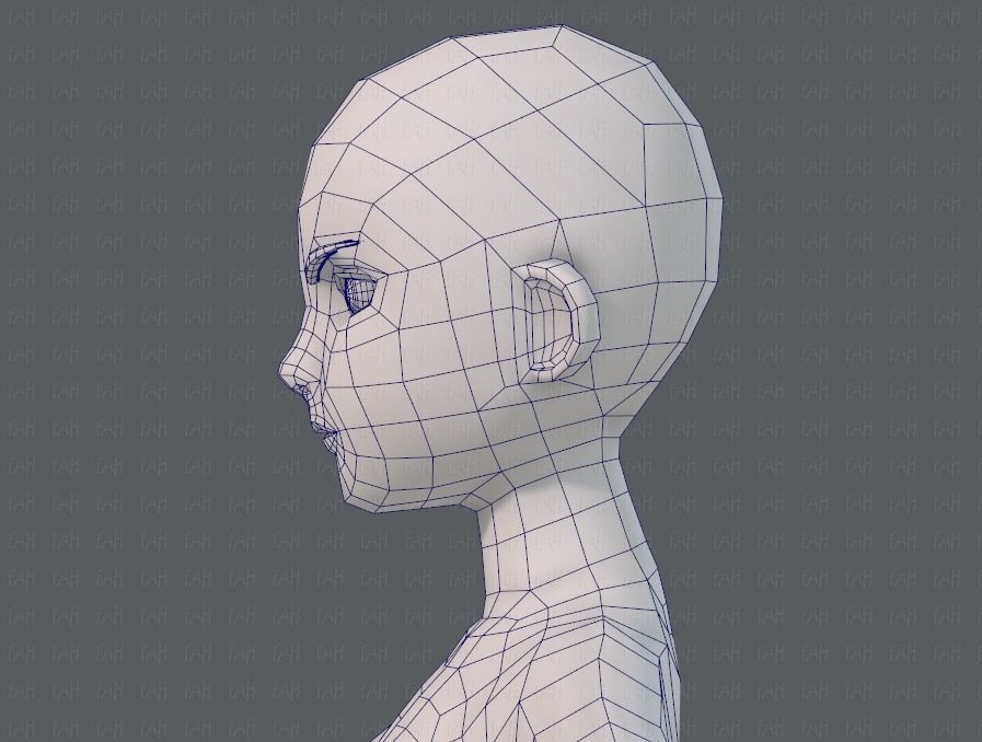 Base ManV04 and Base WomanV11 3D Model Collection_24