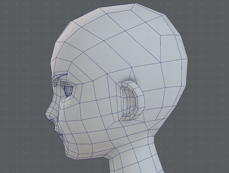 Base ManV04 and Base WomanV11 3D Model Collection_34