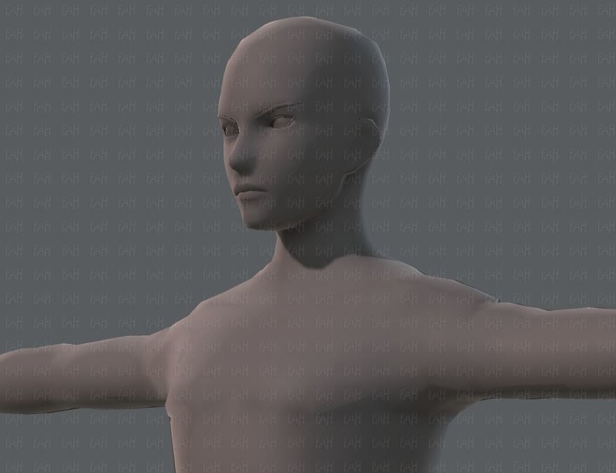 Base ManV04 and Base WomanV11 3D Model Collection_60