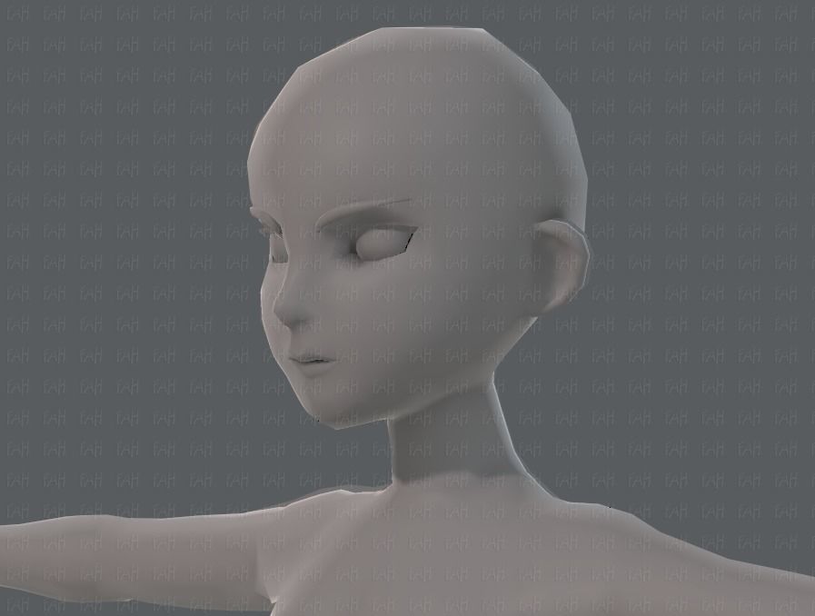 Base ManV04 and Base WomanV11 3D Model Collection_89