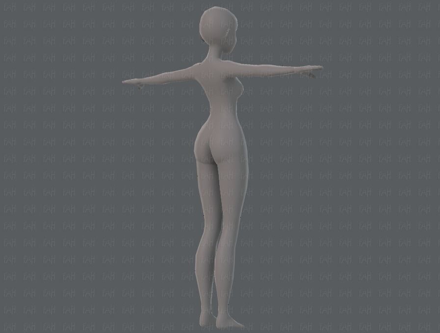 Base ManV04 and Base WomanV11 3D Model Collection_69