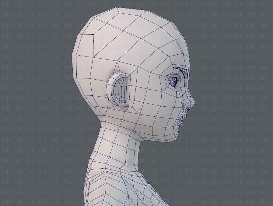 Base ManV04 and Base WomanV11 3D Model Collection_92