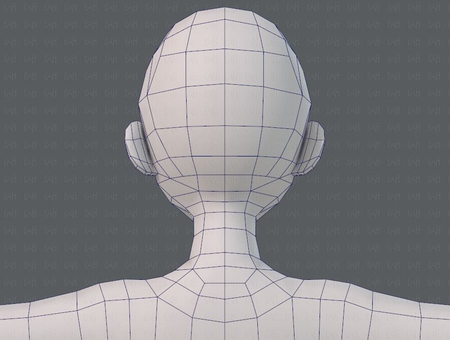 Base ManV04 and Base WomanV11 3D Model Collection_94